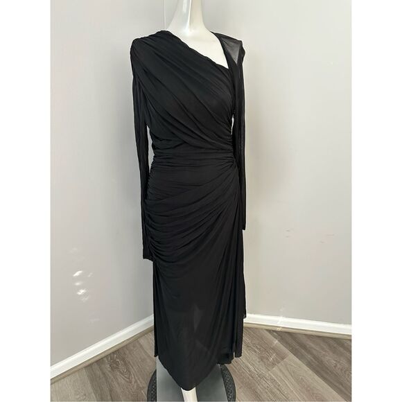 Zimmermann Black Sheer Midi Dress - Picture 6 of 13